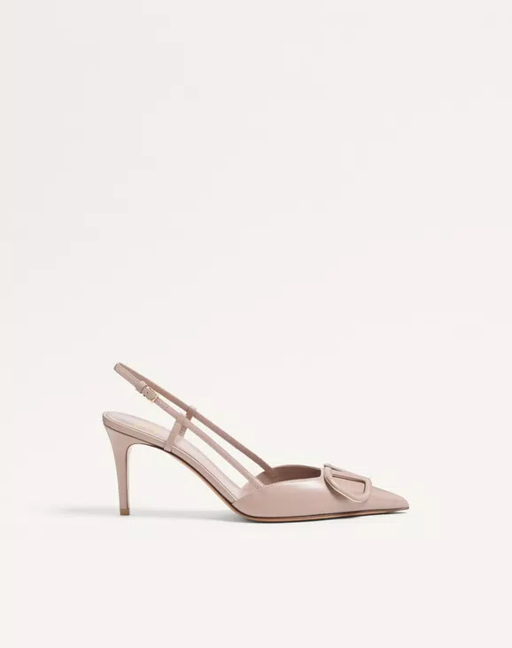 Valentino Vlogo Signature Calfskin Slingback Pump 80 Mm / 3.15 In. - Image 1